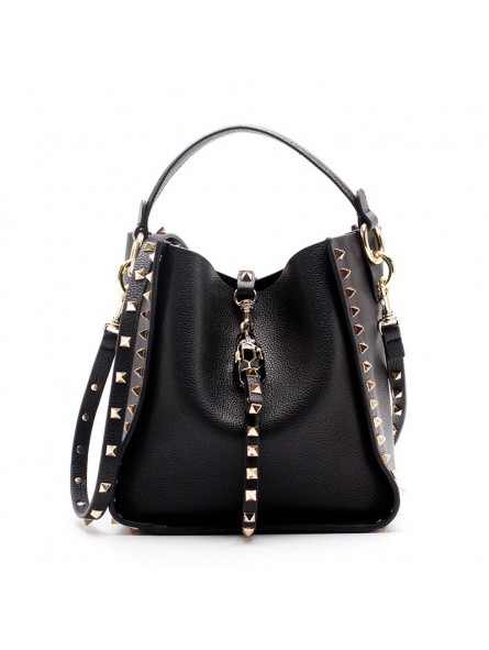 Studded leather bucket bag Studded leather bucket bag
