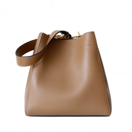 Bucket bag with shoulder strap